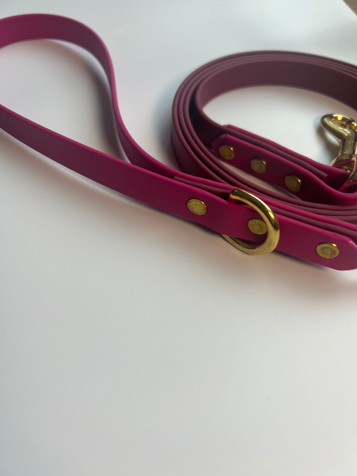 Two-tone Biothane Wine and Magenta