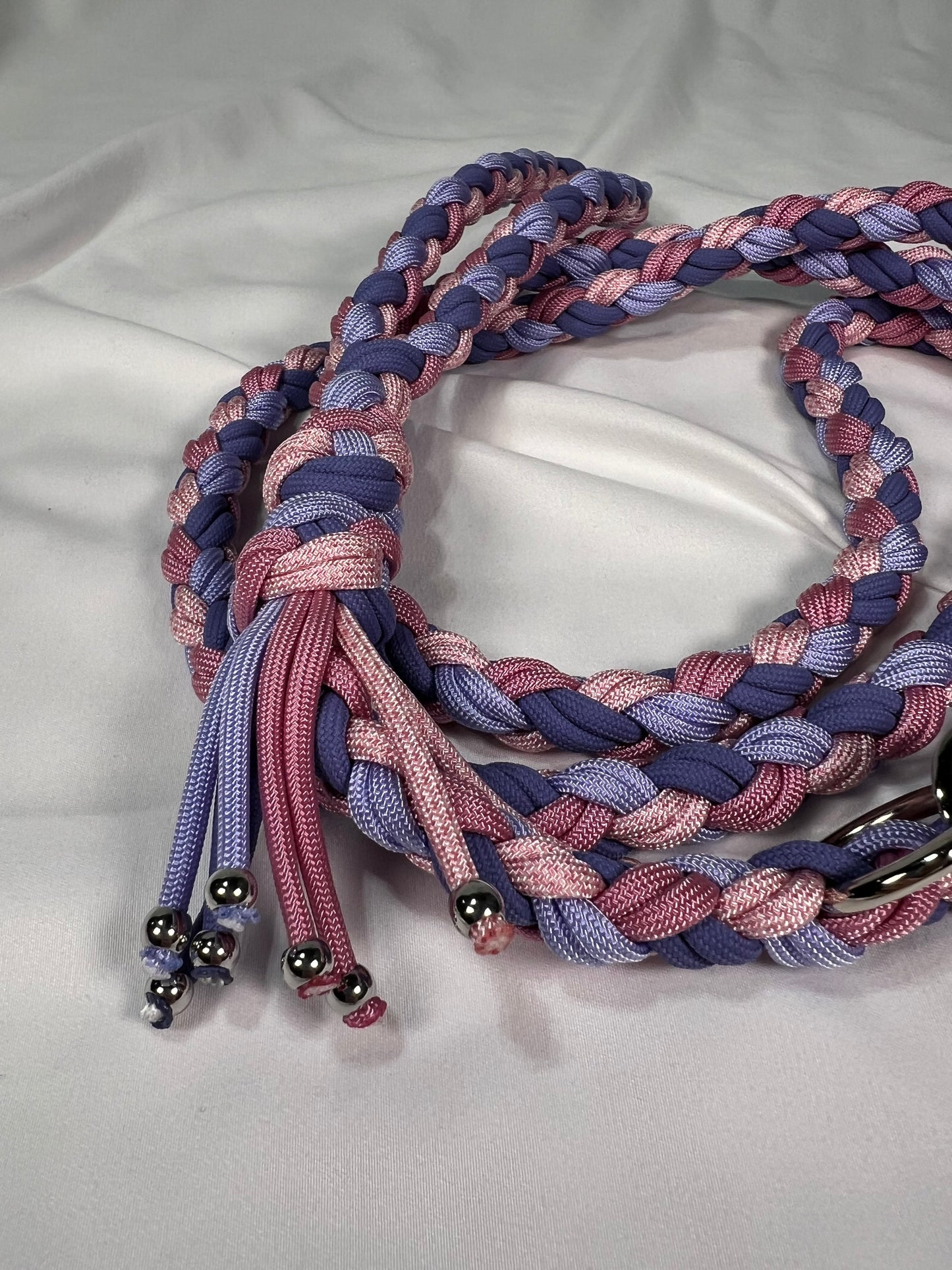 Pink and Plum Paracord Leash
