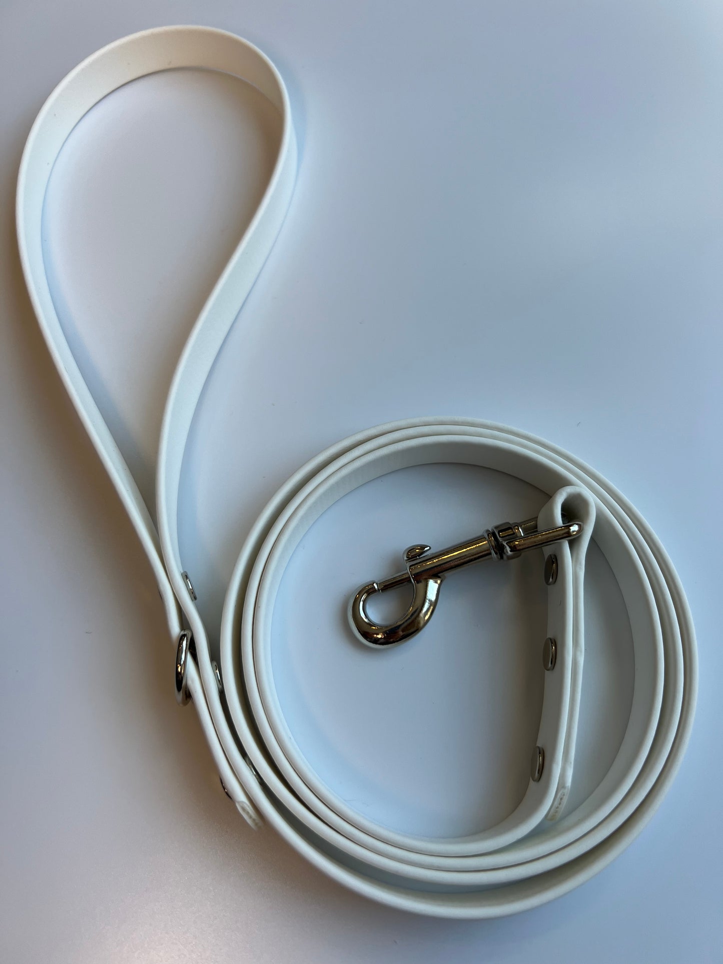 Classic Biothane Leash White