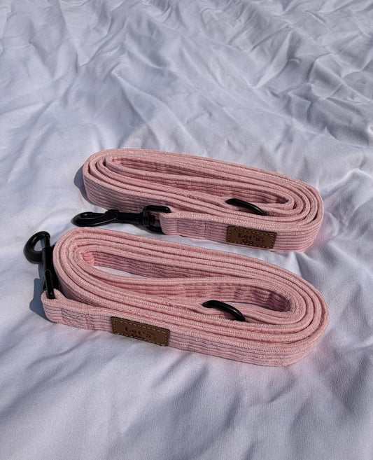 Petal Pink Corduroy Leash