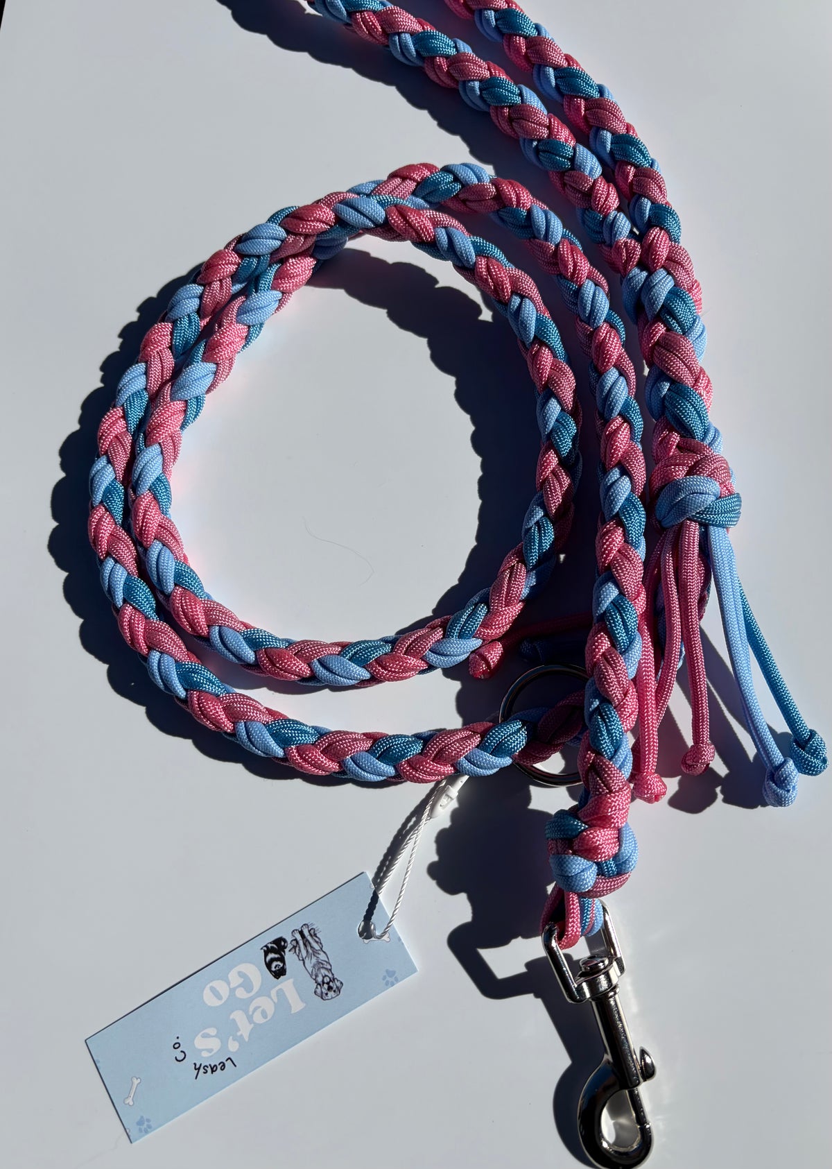 Cotton Candy Paracord Leash