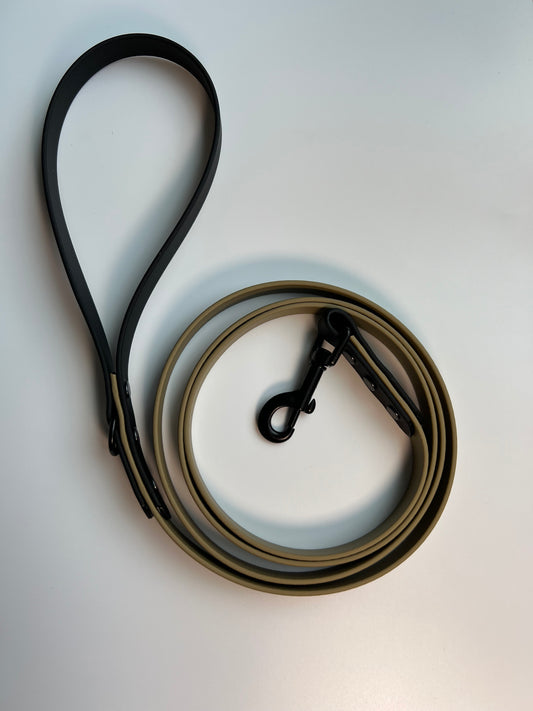 Two-tone Biothane Sahara and Black