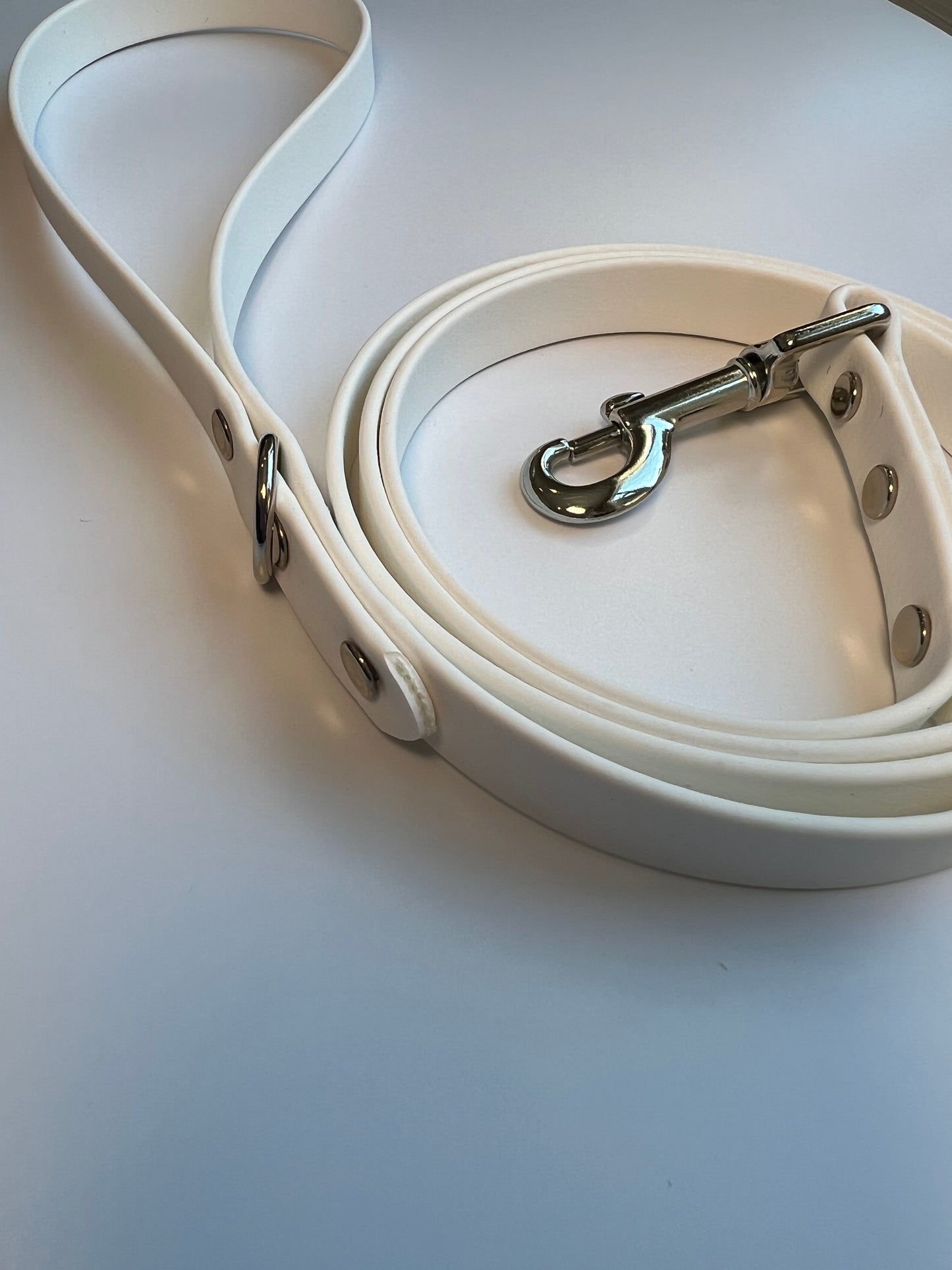 Classic Biothane Leash White