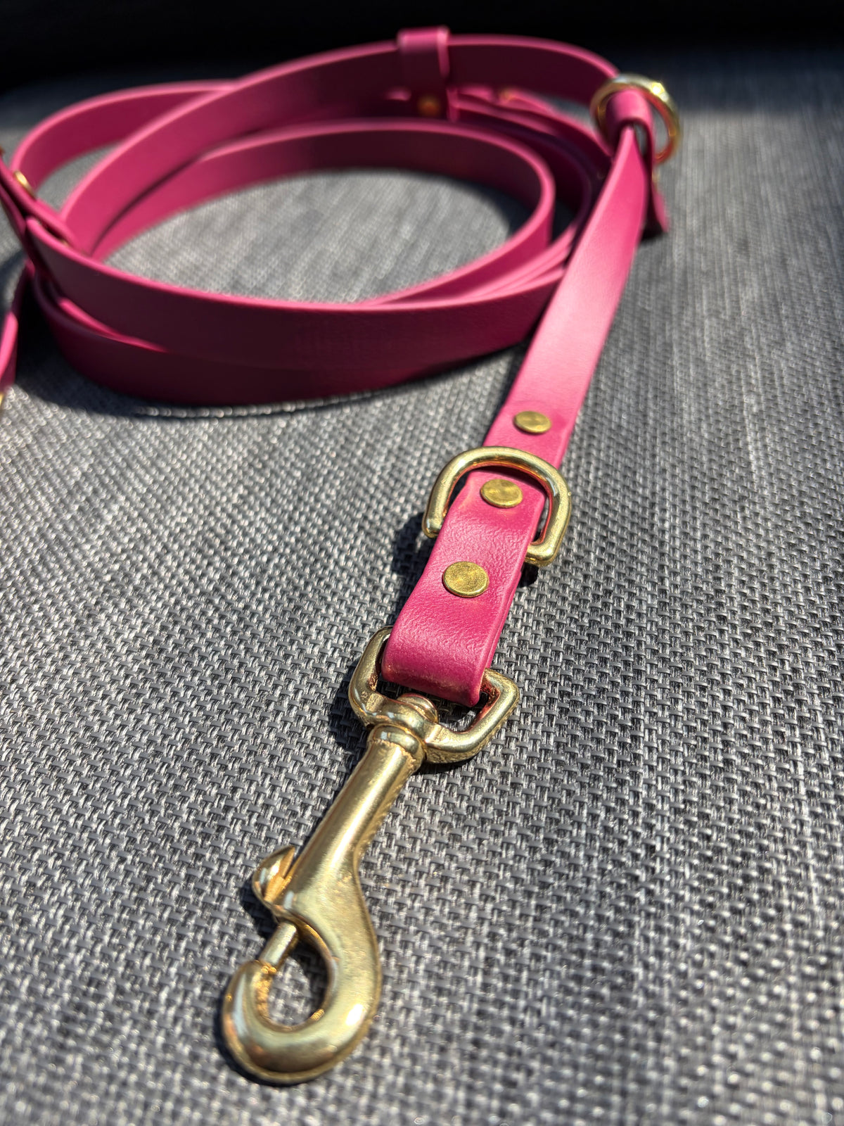 Hands-Free All-in-One Biothane Leash Wine