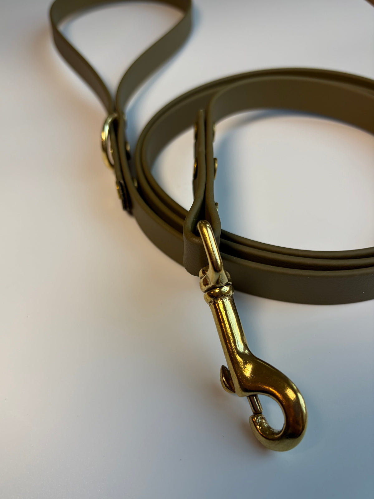 Classic Biothane Leash Olive