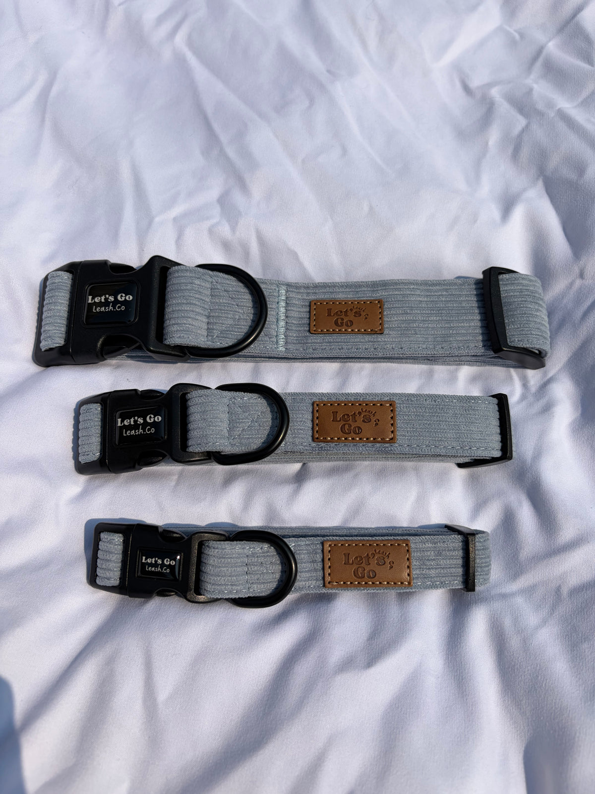 Steel Blue Corduroy Collar