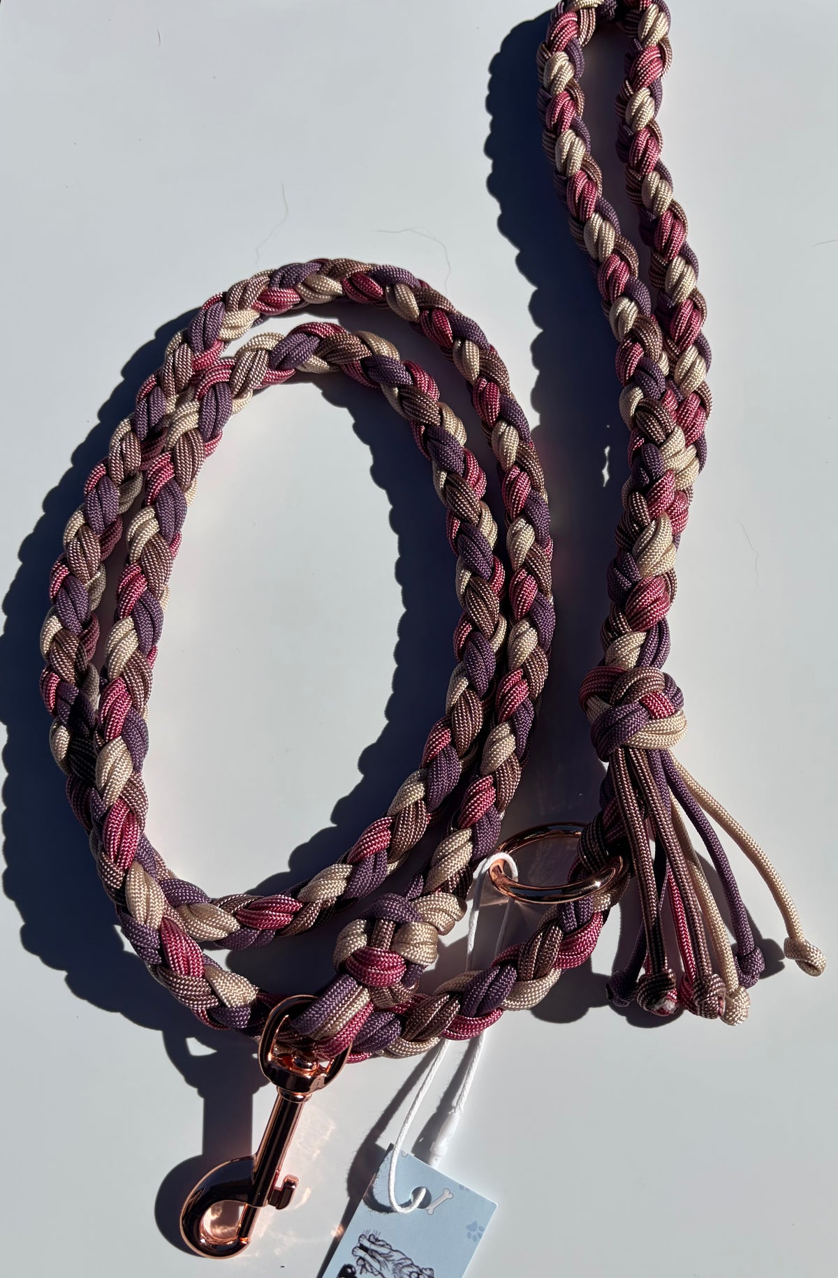 Mauve Meadow Paracord Leash