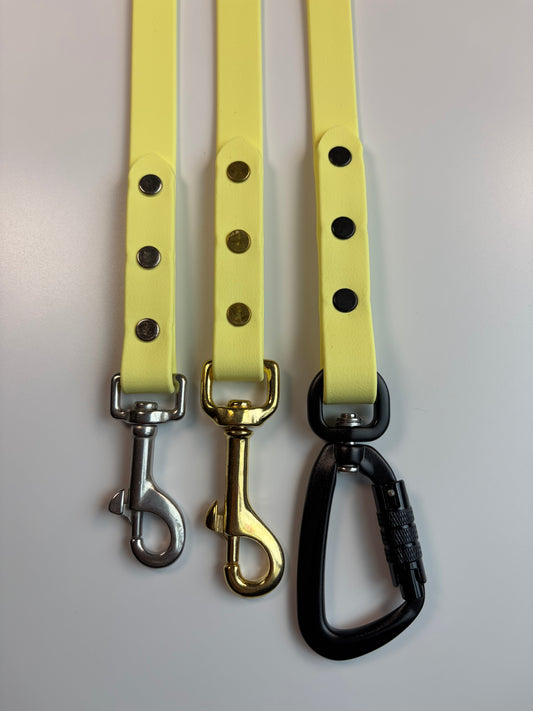 Hands-Free All-in-One Biothane Leash Lemonade