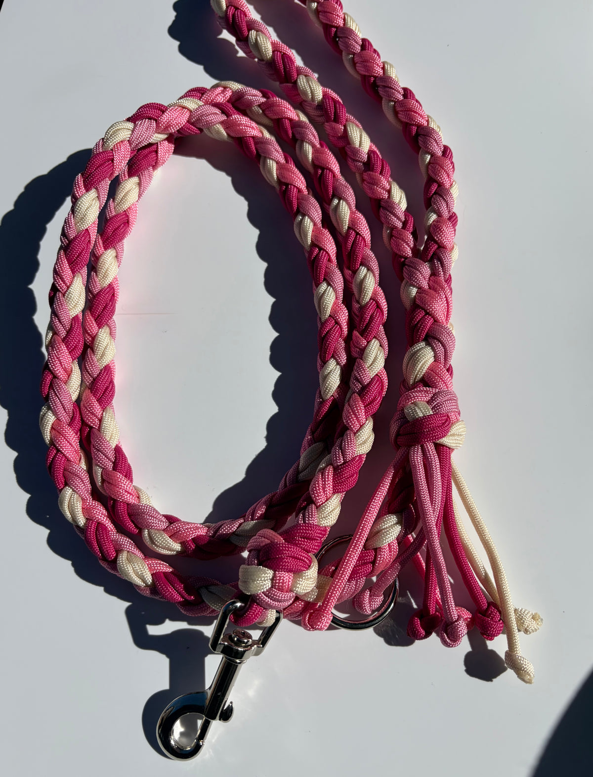 Strawberries and Cream Paracord Leash