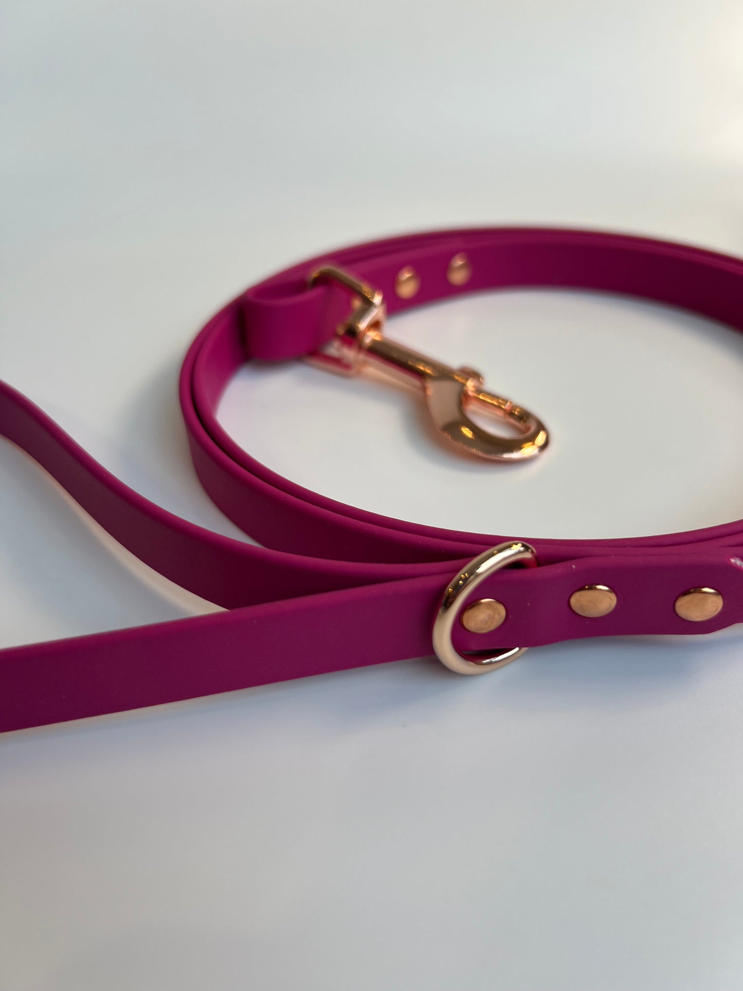 Classic Biothane Leash Magenta