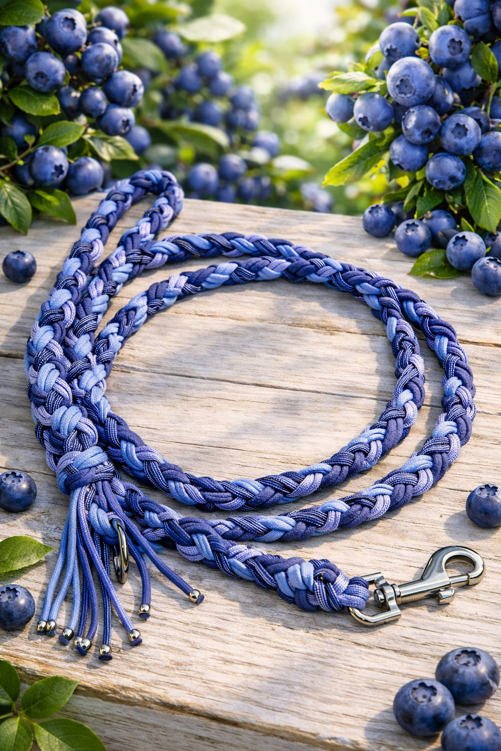 Blueberry Paracord Leash