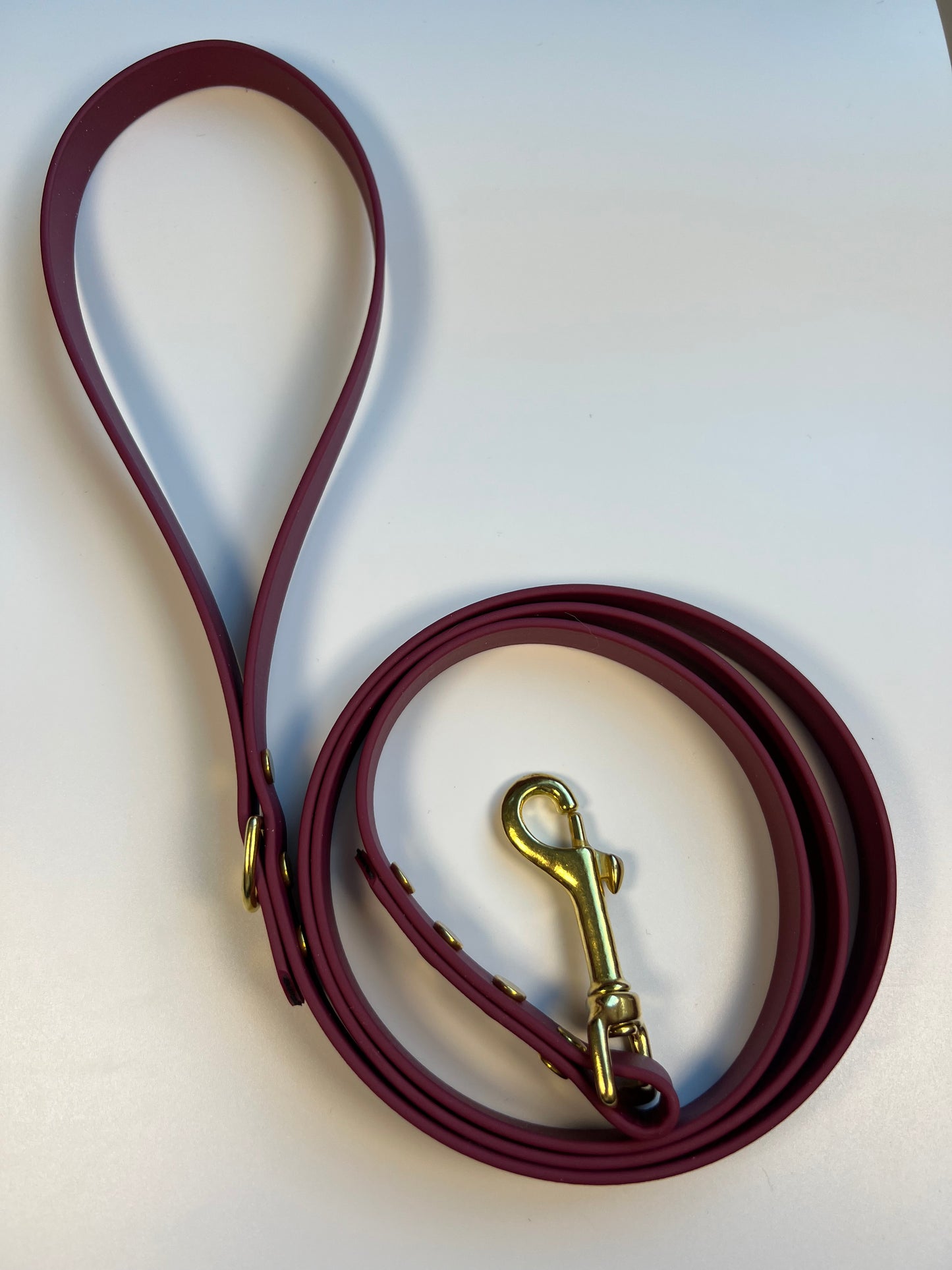 Classic Biothane Leash Wine