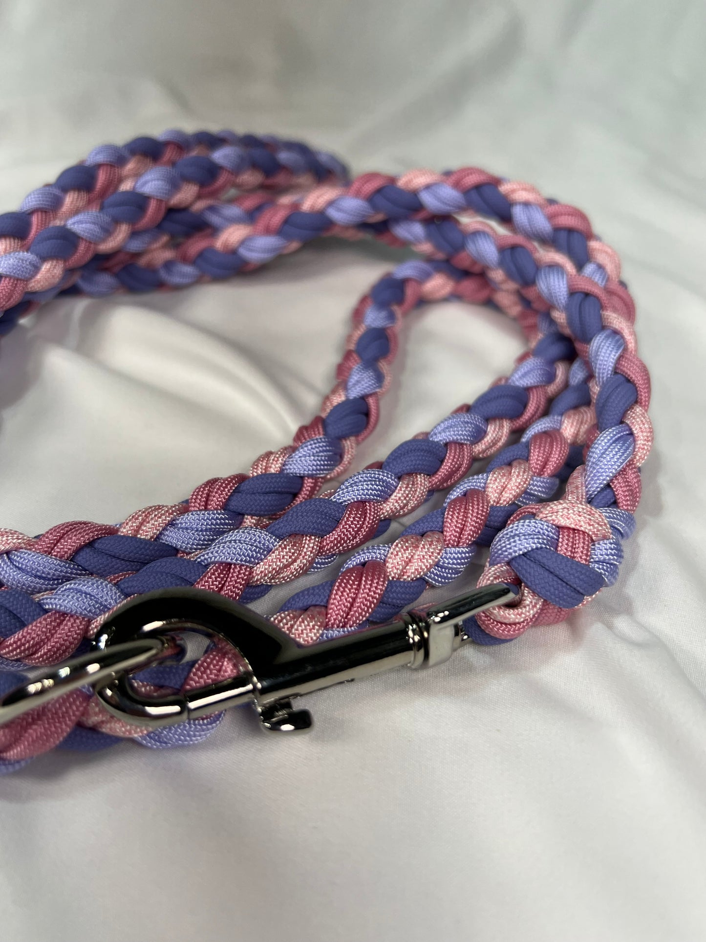 Pink and Plum Paracord Leash