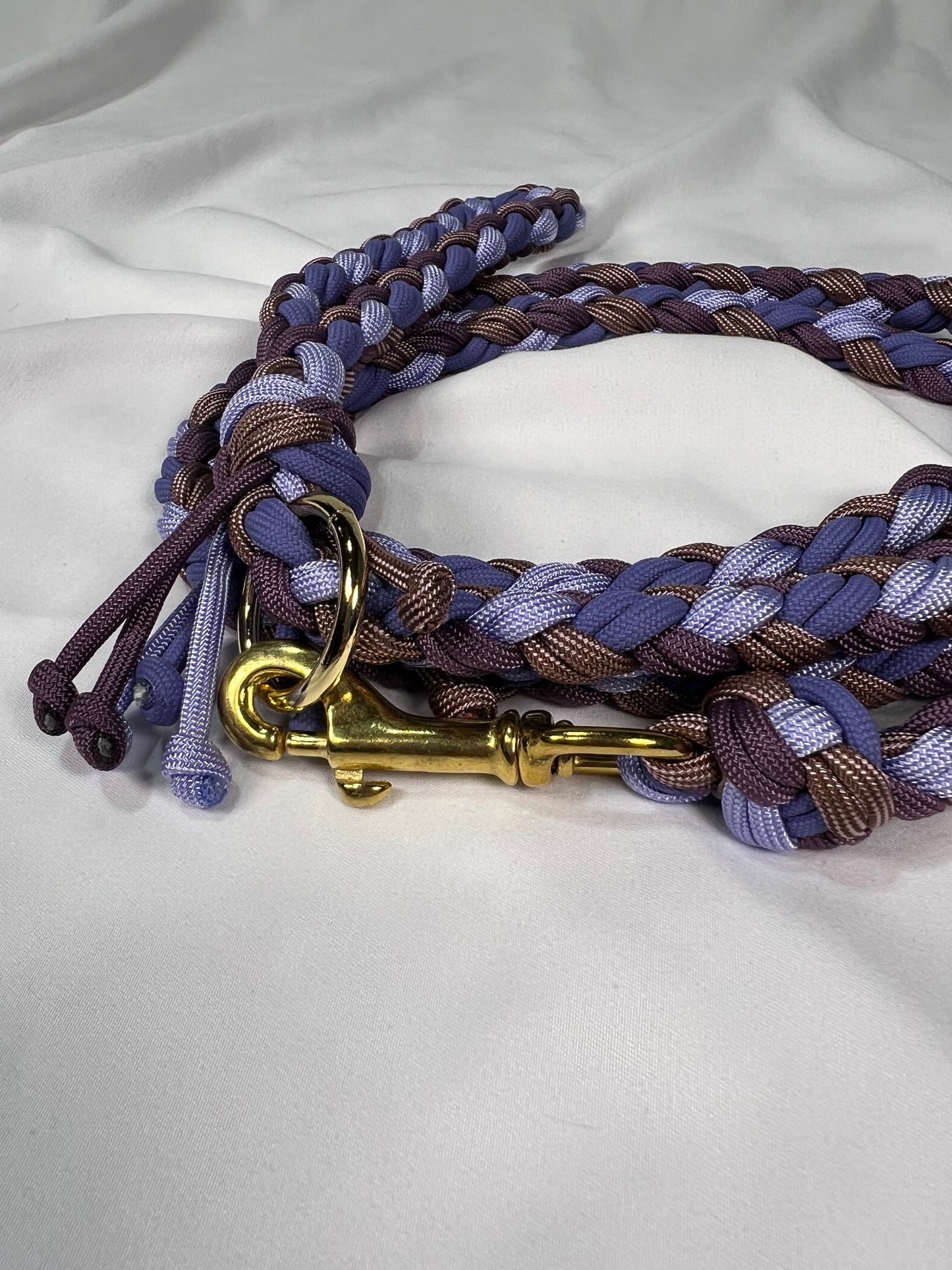 Plum Party Paracord Leash